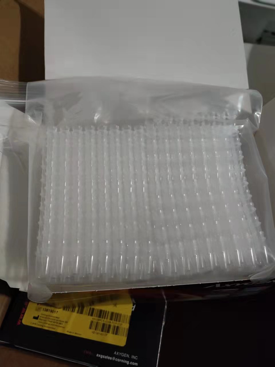 美国axygen品牌0.2ml排管PCR八联管带分开的平盖