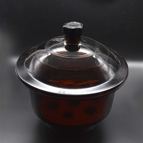 棕干燥器、干燥皿保干器、硫酸干燥器 210MM/套[大包装2|中包装1]