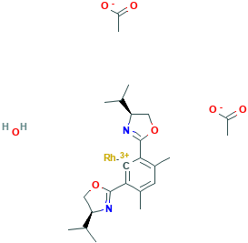 二(醋酸)合水[(S,S)-4,6-二(4-异丙基-2-恶唑啉-2-基)-间二甲苯]铑,929896-28-6[TRC¦10mg]