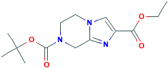 7-叔-丁基 2-乙基 5,6-二氢咪唑并-[1,2-a]吡嗪-2,7(8H)-二羧酸酯,1053656-22-6[matrix¦1g]