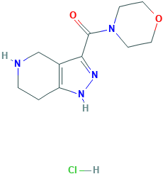4-吗啉基(4,5,6,7-四氢-1H-吡唑并-[4,3-c]吡啶-3-基)甲酮 盐酸盐,1220027-05-3[matrix¦2.5g]