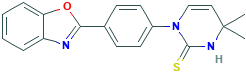 1-[4-(1,3-苯并恶唑-2-基)苯基]-4,4-二甲基-1,4-二氢嘧啶-2-硫醇,1142213-27-1[Matrix¦500mg]