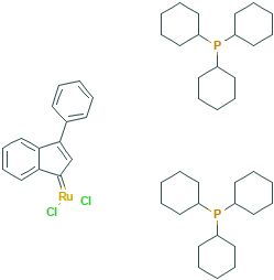 (3-苯基-1H-茚-1-亚基)双(三环己基磷)二氯化钌(IV)四氢呋喃加合物,250220-36-1[TCI¦1G]