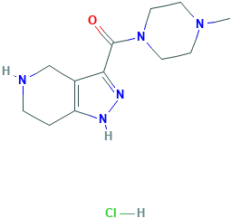 (4-甲基-1-哌嗪基)(4,5,6,7-四氢-1H-吡唑并[4,3-c]吡啶-3-基)甲酮,1220017-91-3[TRC¦250mg]
