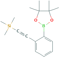 2-[(三甲基硅基)乙炔基]苯硼酸频哪醇酯,1218790-52-3[Aladdin¦5G]