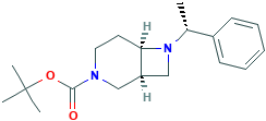 (1S,6R)-3-Boc-7-[(R)-1-苯基乙基]-3,7-二氮二环[4.2.0]辛烷,1820574-76-2[KEY ORGANICS¦250mg]