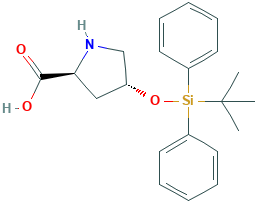 反-4-(叔-丁基二苯基甲硅烷基氧代)-L-脯氨酸,259212-61-8[Achem-Block¦1g]