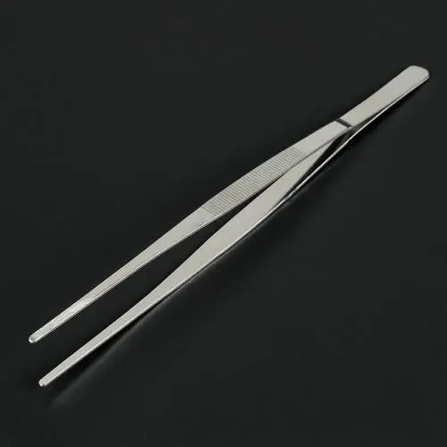 不锈钢敷料镊、不锈钢镊子不锈钢镊子、镊子 25CM/把