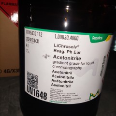 乙腈(危3) CAS:75-05-8甲基氰、氰甲烷、ACN HPLC 4升 色谱/瓶