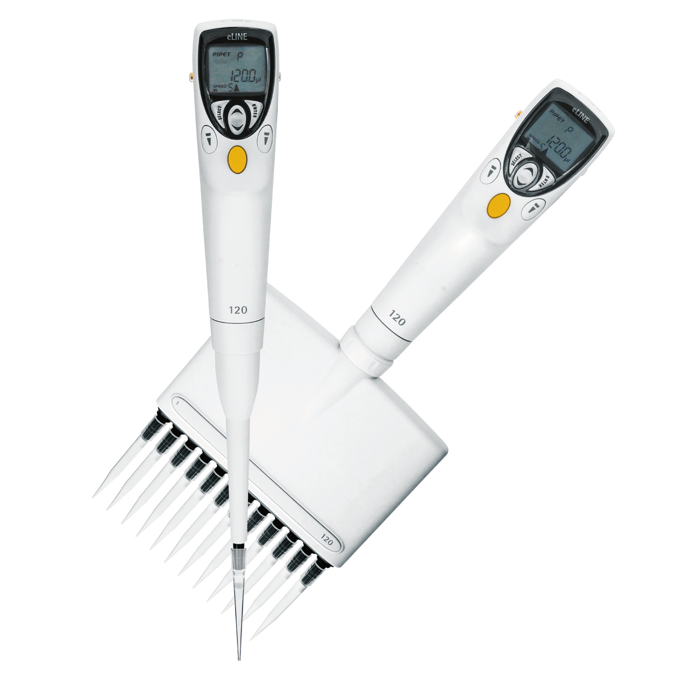 十二道电动移液器移液器、移液枪 730491 12-ch,50-1200μl/支