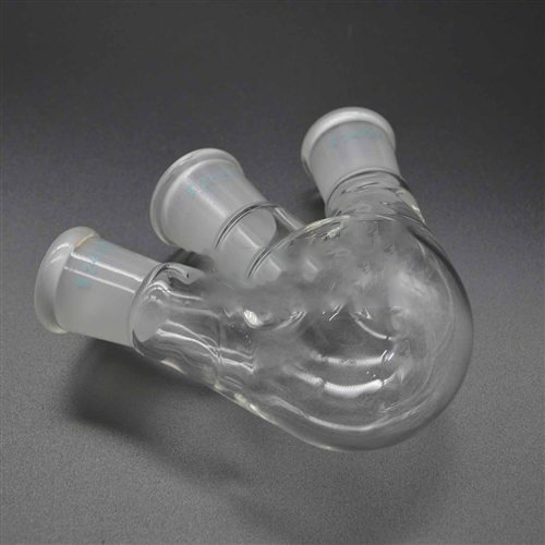 斜三口烧瓶、三口圆底烧瓶100ML|24X3