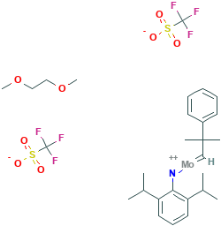 2,6-二异丙基苯基亚氨基新芽孢杆菌钼(VI)双(三氟甲磺酸盐)二甲氧基乙烷加合物,126949-63-1[aladdin&brvbar;100mg]