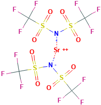 双(三氟甲基磺酰基)亚胺锶,CAS登录号862121-57-1[Alfa&brvbar;1g]