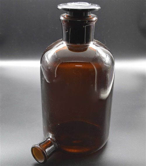 棕色高硼硅放水瓶、棕下口瓶棕放水瓶2500ML
