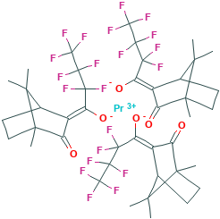 D-3-七氟丁基樟脑酸镨,CAS登录号38832-94-9[alfa¦1g]
