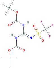 1,3-二-叔丁氧羰基-2-(三氟甲基磺酰)胍,207857-15-6[KEY ORGANICS&brvbar;5g]
