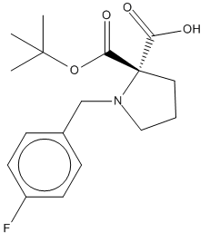 (S)-1-(叔-丁氧羰基)-2-(4-氟苄基)-吡咯烷-2-羧酸,706806-65-7[matrix¦1g]