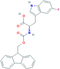 (S)-2-((((9H-芴-9-基)甲氧基)羰基)氨基)-3-(5-氟-1H-吲哚-3-基)丙酸,908846-88-8[毕得¦5g]