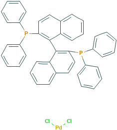 [(R)-(+)-2,2'-双(二苯基膦)-1,1'-联萘]二氯化钯,115826-95-4[Wako&brvbar;250 mg]