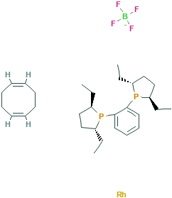 1,2-双[(2R,5R)-2,5-二乙基磷杂环戊烷基]苯(1,5-环辛二烯)铑(I)四氟硼酸盐,228121-39-9[psaitong¦100mg]