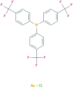 氯[三(对三氟甲基苯基)膦]金(I),CAS登录号385815-83-8[psaitong¦1g]