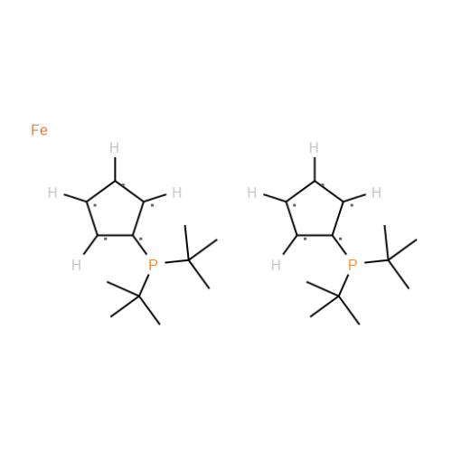 1,1’-双(二叔丁基膦)二茂铁,CAS登录号84680-95-5[Adamas¦5g]