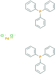 反式二氯双(三苯基膦)钯(Ⅱ),CAS登录号13965-03-2[Wako¦5 g]