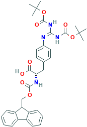 Fmoc-Phe(4-Boc2-胍基)-OH,CAS登录号187283-25-6[Chem-Impex&brvbar;250mg]
