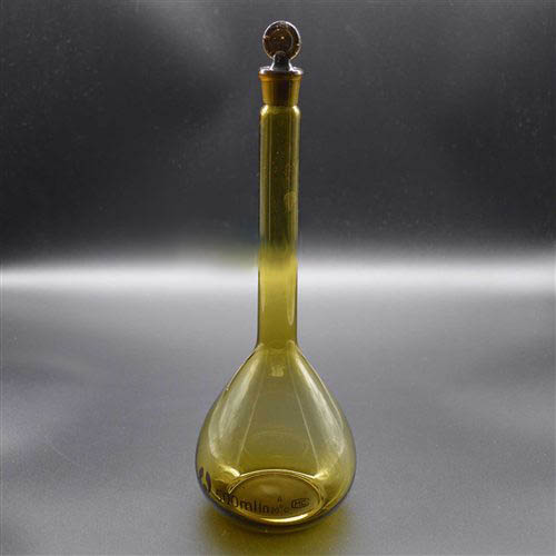 棕量瓶当量瓶、茶量瓶、容量瓶、棕色容量瓶 500ML A/个[大包装48|中包装2]