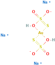 硫代硫酸金(I)钠水合物,CAS登录号15283-45-1[ALFA&brvbar;25g]