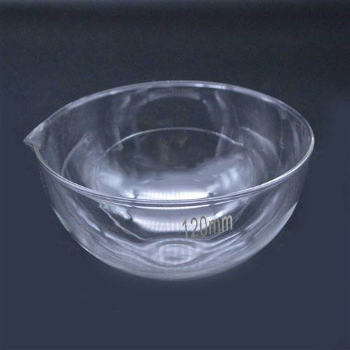 圆底蒸发皿玻璃蒸发皿 120MM/个