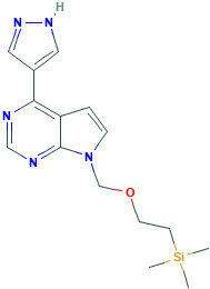 4-(1H-吡唑-4-基)-7-((2-(三甲基硅烷基)乙氧基)-甲基)-7H-吡咯并[2,3-D]嘧啶(巴瑞克替尼中间体),941685-27-4[macklin¦5g]