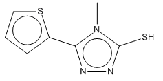4-甲基-5-噻吩-2-基-4H-[1,2,4]三唑-3-硫醇,68744-66-1[TRC&brvbar;500mg]
