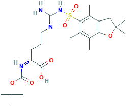 N-叔丁氧羰基-2,2,4,6,7-五甲基二氢苯并呋喃-5-磺酰-D-精氨酸,186698-61-3[COOLPHARM¦1g]