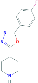 4-[5-(4-氟苯基)-1,3,4-恶二唑-2-基]-哌啶,493024-40-1[Matrix&brvbar;1g]