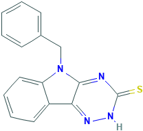5-苄基-5H-[1,2,4]三嗪并[5,6-b]吲哚-3-硫醇,36047-60-6[matrix&brvbar;500mg]