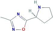 (S)-3-甲基-5-(2-吡咯烷基)-1,2,4-恶二唑,343246-61-7[KEY ORGANICS&brvbar;1g]