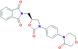 (S)-2-((2-羰基-3-(4-(3-羰基吗啉代)苯基)-恶唑啉-5-基)甲基)异吲哚林-1,3-二酮,446292-08-6[TLC¦1EA]