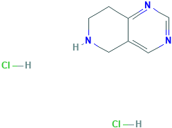5,6,7,8-四氢吡啶并[4,3-d]嘧啶二盐酸盐,157327-49-6[matrix¦1g]
