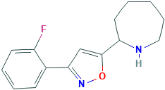 2-[3-(2-氟-苯基)-异恶唑-5-基]-氮杂环庚烷,947015-82-9[matrix&brvbar;500mg]