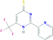 2-(2-吡啶基)-6-(三氟甲基)-4-嘧啶硫醇,338418-16-9[Key Organics¦50g]