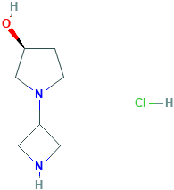 (S)-1-(氮杂环丁烷-3-基)吡咯烷-3-醇盐酸盐,1449131-14-9[CHEMSTONE&brvbar;10g]