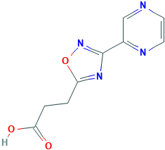 3-[3-(对二氮杂苯-2-基)-1,2,4-恶二唑-5-基]-丙酸,849925-05-9[Matrix&brvbar;1g]