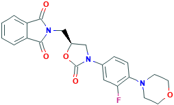 (R)-[N-3-(3'-氟-4'-吗啉基)苯基-2-氧代-5-噁唑烷基]甲基邻苯二甲酰亚胺,168828-89-5[TLC¦1EA]