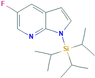 5-氟-1-三异丙基硅烷-1H-吡咯-[2,3-b]吡啶,868387-37-5[Matrix&brvbar;100mg]