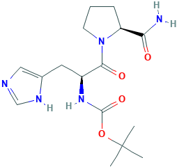 叔-丁基((S)-1-((S)-2-胺甲酰基吡咯烷-1-基)-3-(1H-咪唑-4-基)-1-羰基丙烷-2-基)氨基甲酸酯,29133-55-9[matrix&brvbar;250mg]