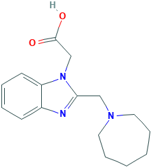(2-己内酰胺-1-基甲基-苯并咪唑-1-基)-乙酸,887032-01-1[matrix&brvbar;1g]