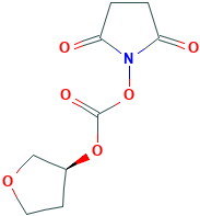 碳酸2,5-二氧杂吡咯烷-1-基(S)-四氢呋喃-3-基酯,138499-08-8[aladdin&brvbar;50mg]