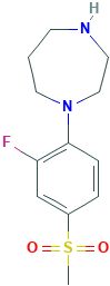1-[2-氟-4-(甲基磺酰基)苯基]-1,4-高哌嗪,849924-88-5[TRC&brvbar;100mg]
