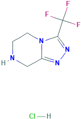 3-(三氟甲基)-5,6,7,8-四氢-[1,2,4]三唑并[4,3-a]吡嗪盐酸盐,762240-92-6[MACKLIN&brvbar;100g]
